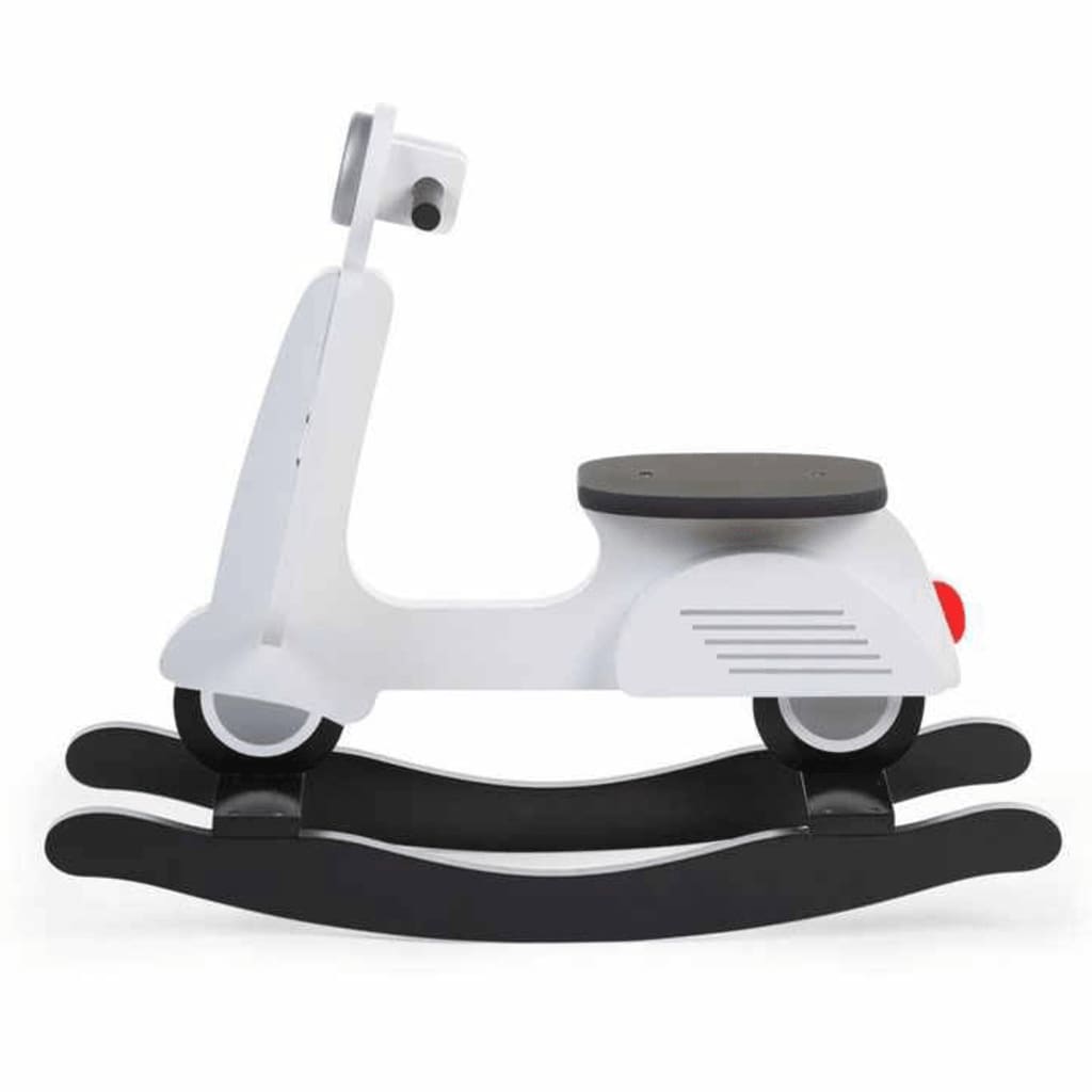 

CHILDHOME Hobbelscooter wit en zwart
