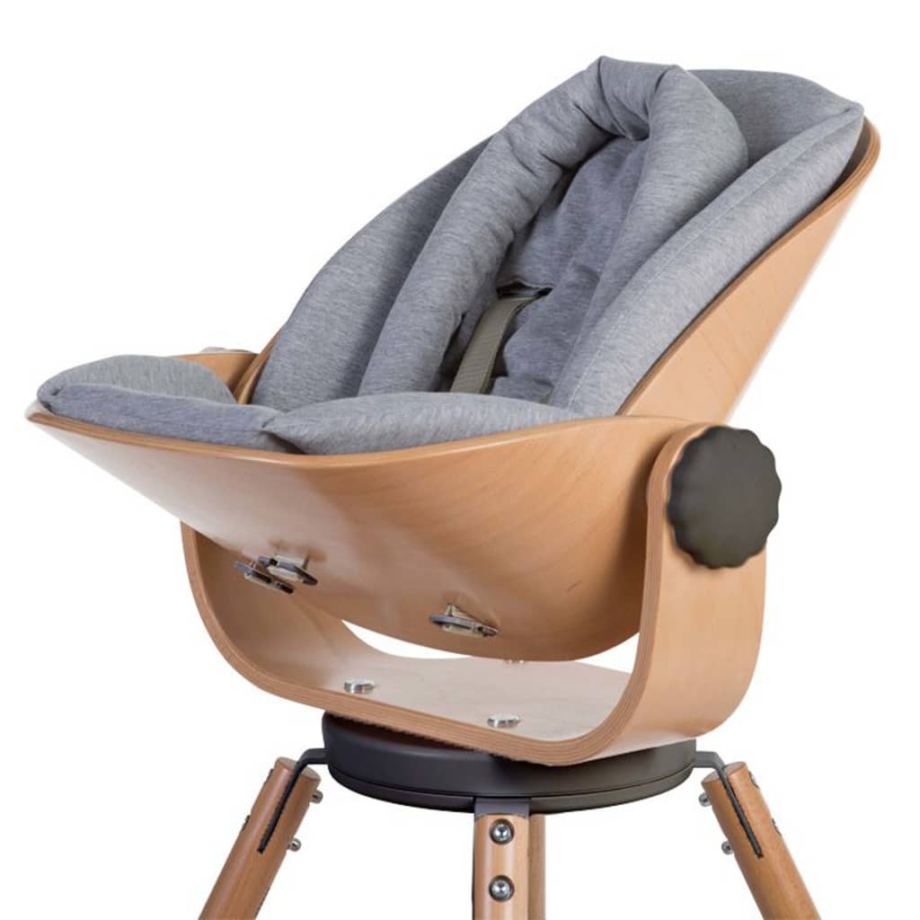 

CHILDHOME Kinderstoelkussen Evolu Newborn jersey grijs