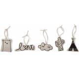 CHILDWOOD Kinderzimmer Deko Set 5-teilig Leinwand GYMTOYS