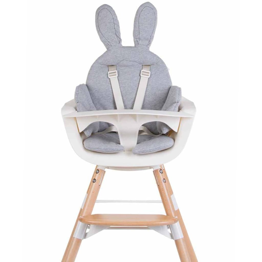 VidaXL - CHILDWOOD Kinderstoelkussen universeel konijnvormig grijs CCRASCJG