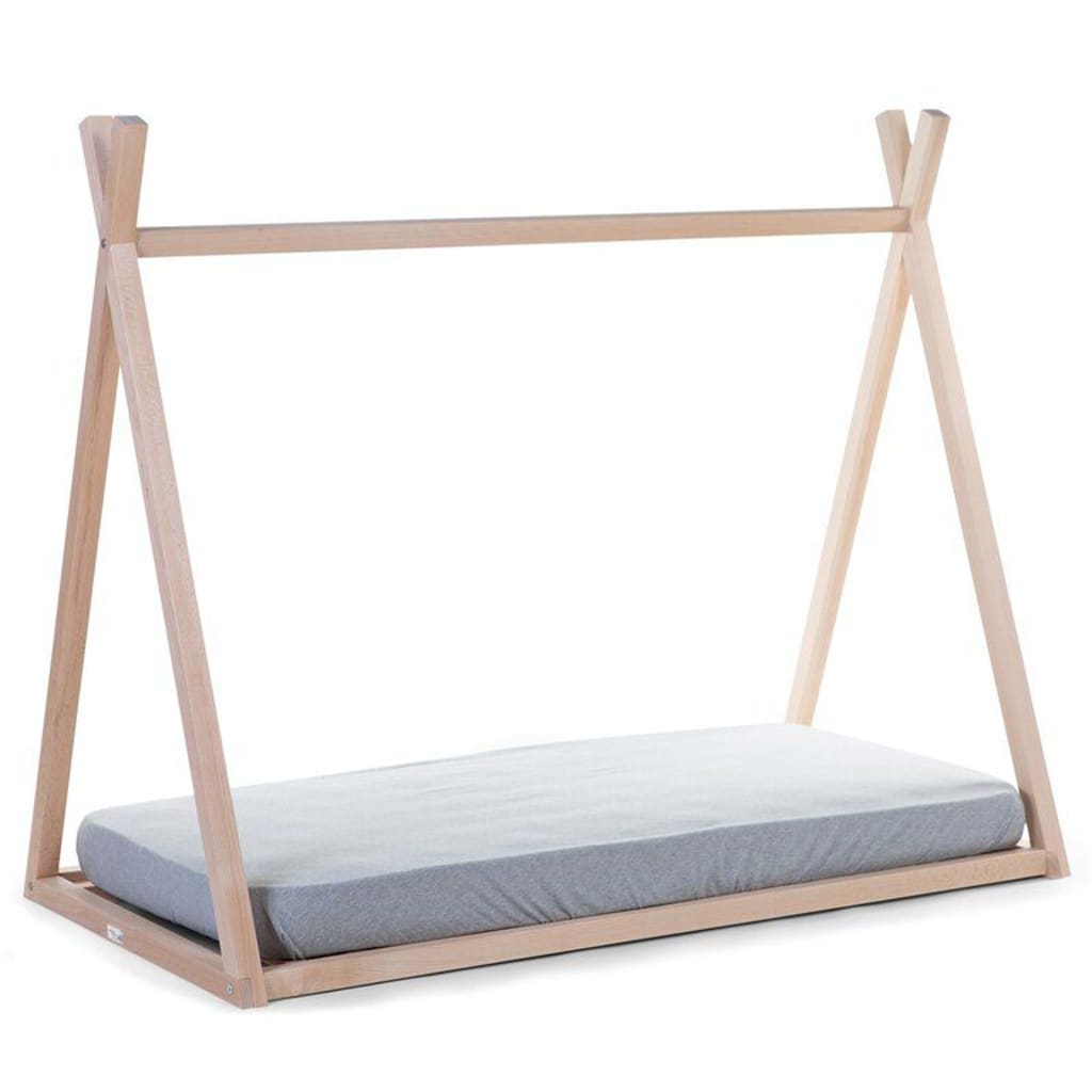 CHILDHOME Estrutura de cama Tipi 70x140 cm madeira natural