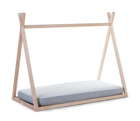 CHILDHOME Tipi lovos rėmas, 70x140cm, mediena, natūrali