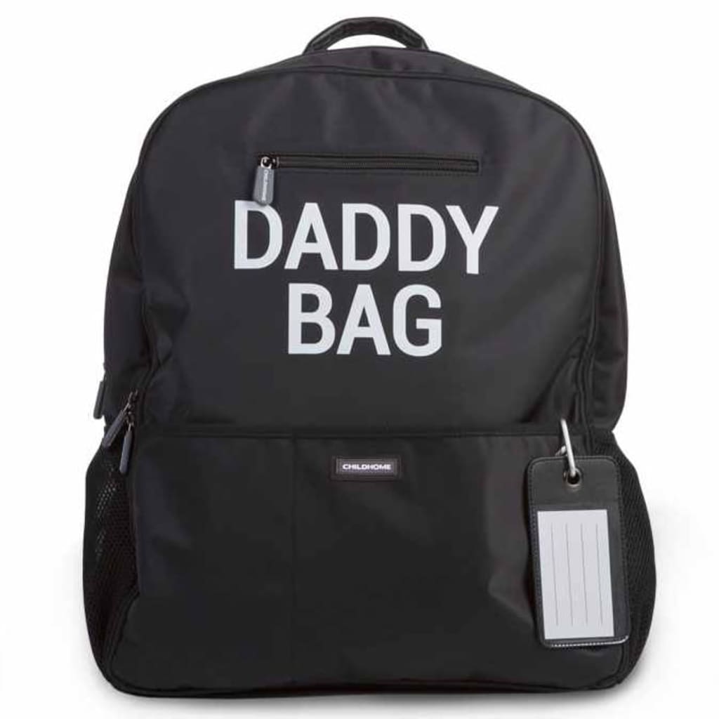 CHILDHOME Luierrugzak Daddy Bag 40x20x47 cm zwart