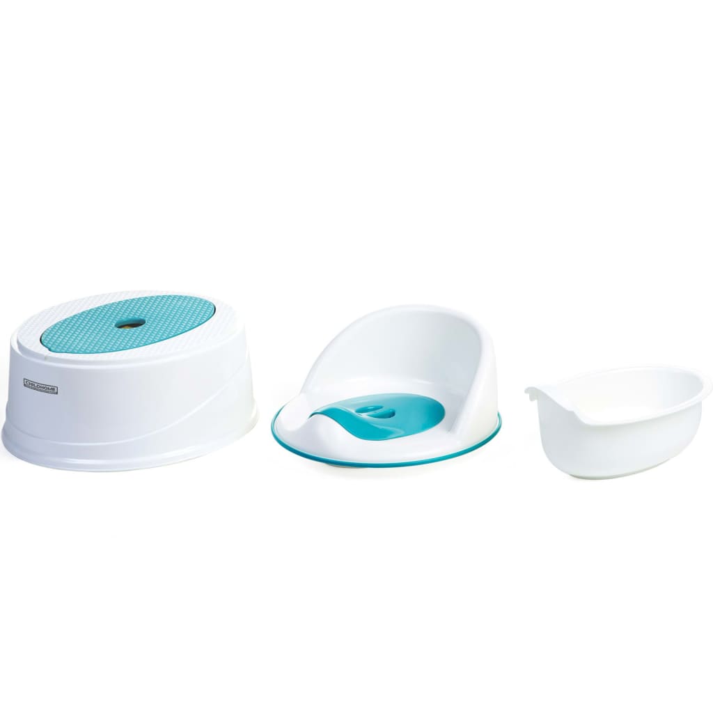 

CHILDHOME Potje 3-in-1 wit en aqua