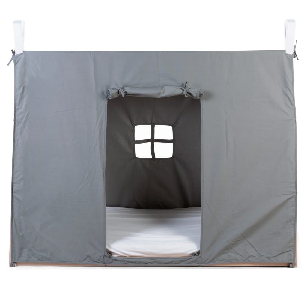 CHILDHOME Abdeckung für Tipi-Bett 70×140 cm Grau