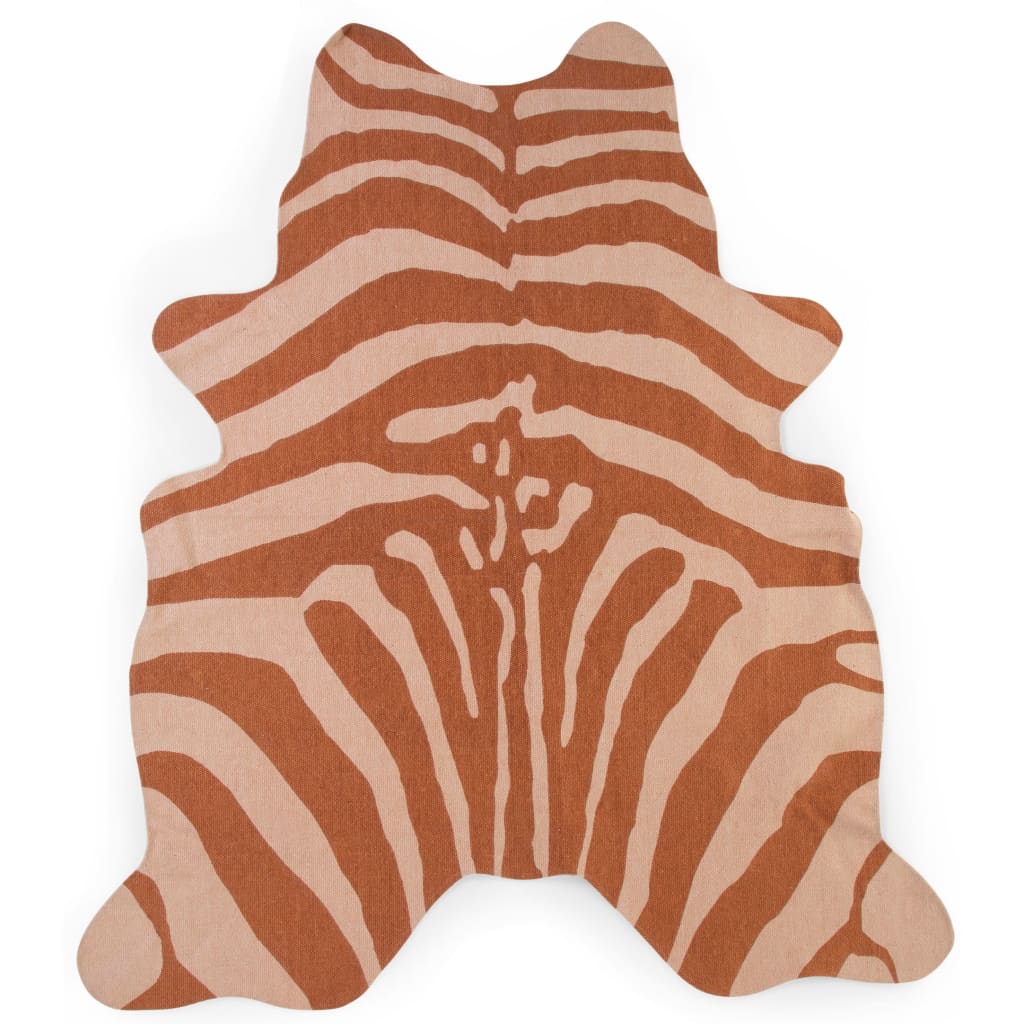 CHILDHOME Kindertapijt 145x160 cm zebraprint nude