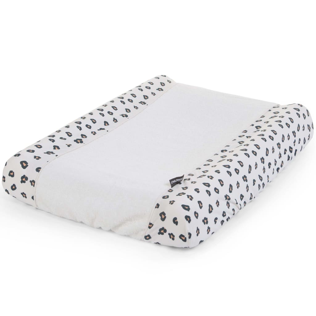

CHILDHOME Kussensloop jersey en badstof luipaardprint