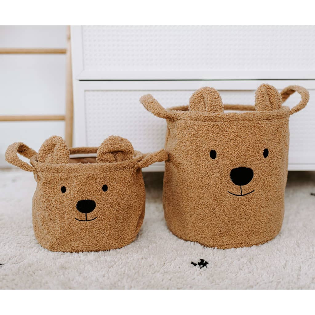 

CHILDHOME Opbergmand Teddy 30x30x30 cm beige