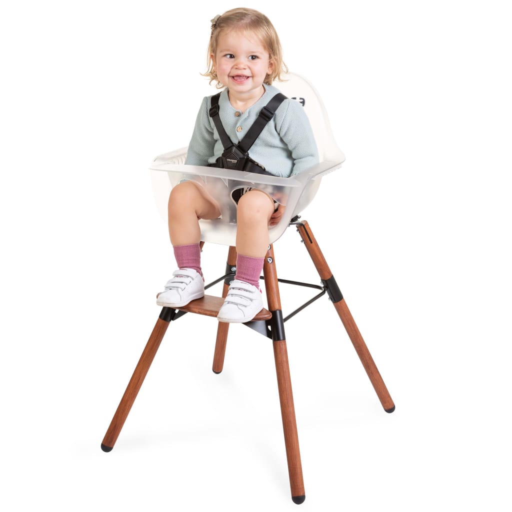 CHILDHOME 2-in-1 Hochstuhl mit Stoßfänger Evolu 2 Transparent