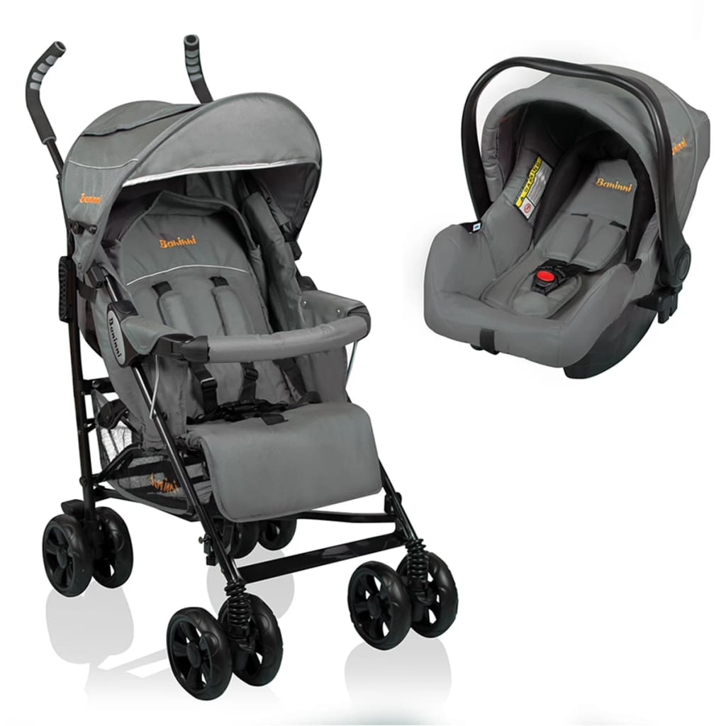 Baninni Buggy Messina 2in1 Night Edition grijs BNST027-GY