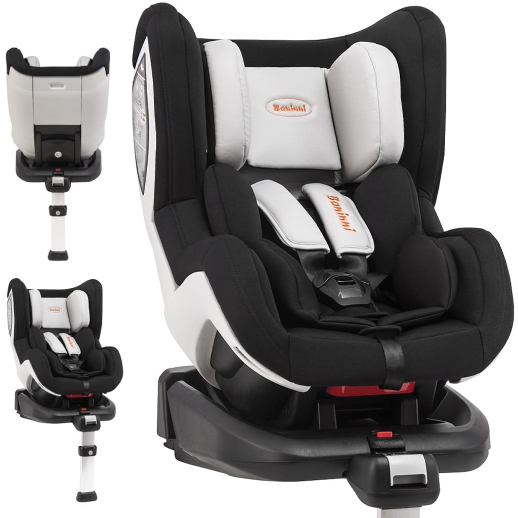 Baninni Autostoel Impero Isofix 0+1 zwart en wit BNCS002-WHBK