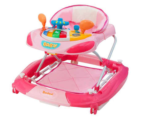 trotteur fisher price rose