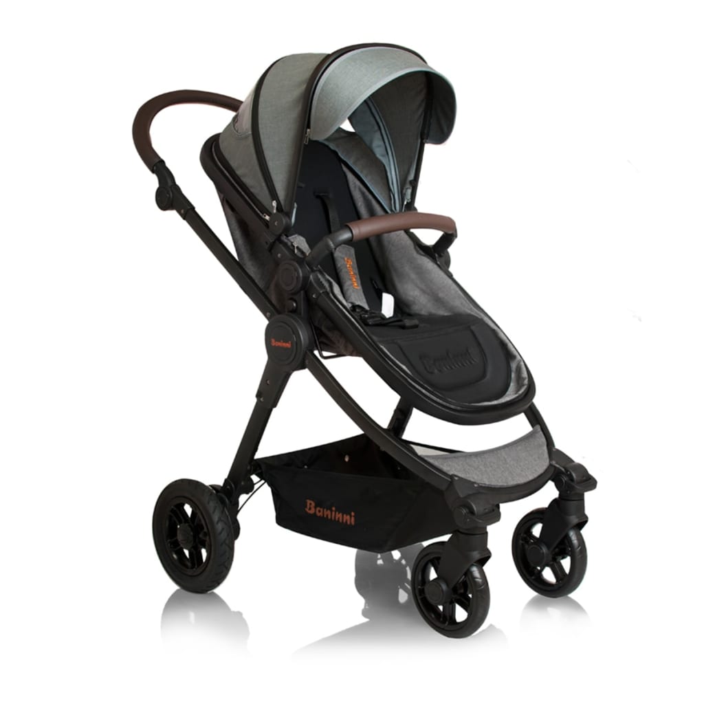 VidaXL - Baninni 3-in-1 Kinderwagen Ayo Limited Edition grijs BNST022-ISP