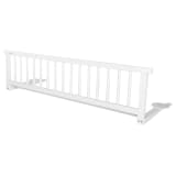 Baninni Barra de segurança p/ cama Rocco madeira branco BNBTA015-WH