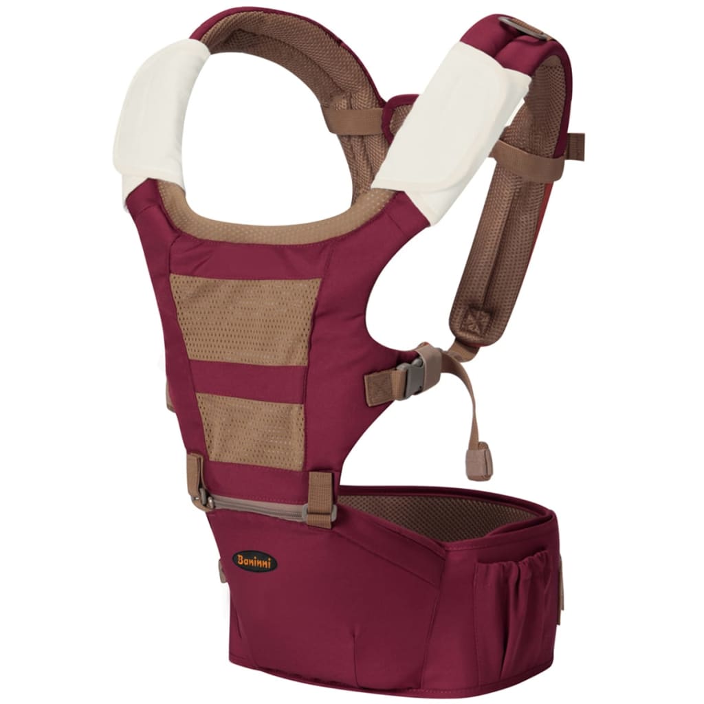 Afbeelding Baninni 3-in-1 Babydrager met heupstoeltje Porta 15 kg rood BNBC003-RD door Vidaxl.nl