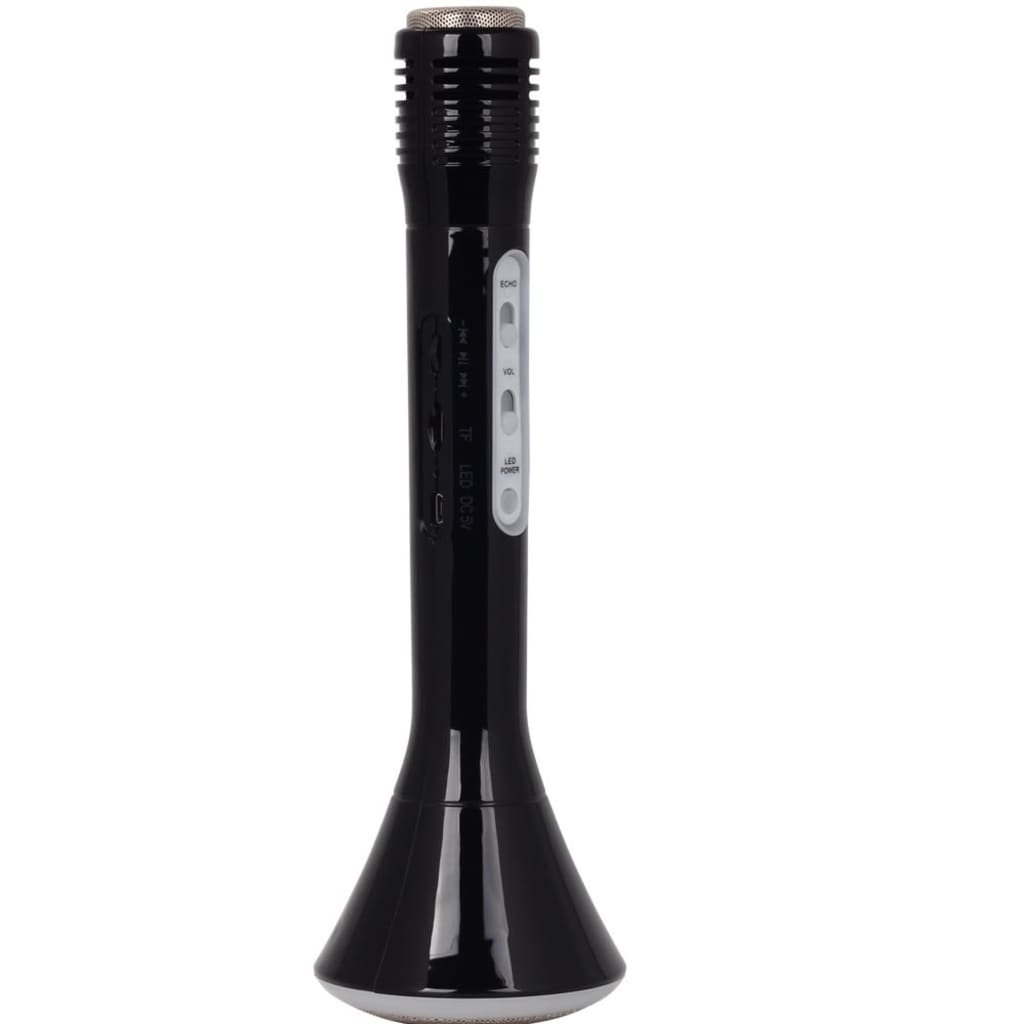 Velleman PARTY-KAMIC-BK microfoon met karaoke luidspreker en bluetooth - zwart