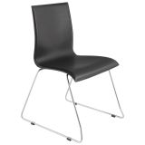 Design Eetkamerstoel GLASGOW- zwart