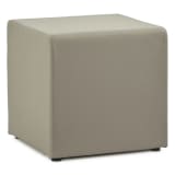 Pouf 'CUBE' de salon en matière synthétique grise