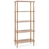 Design wandrek 'RACK' in hout met natuurlijke afwerking