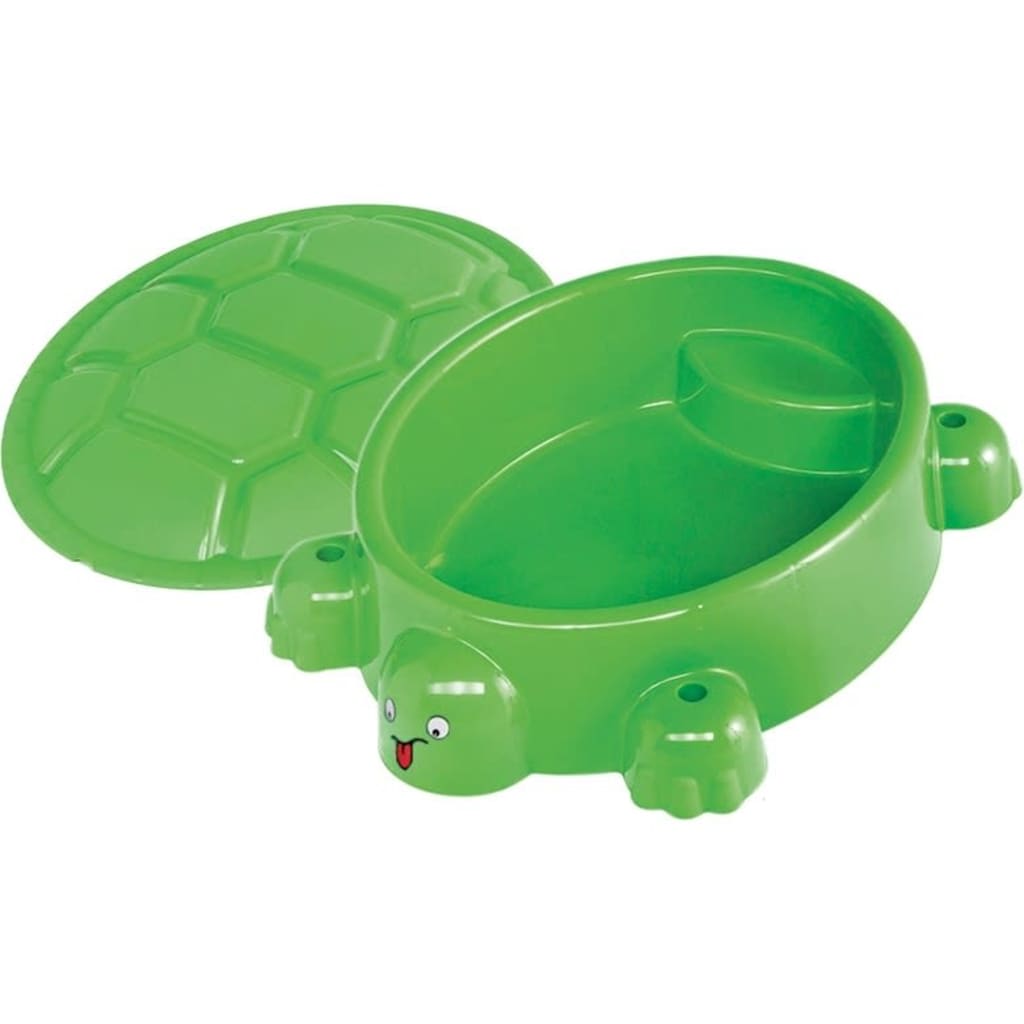 Afbeelding Paradiso Toys zandbak schildpad 95,5 x 68 cm groen door Vidaxl.nl