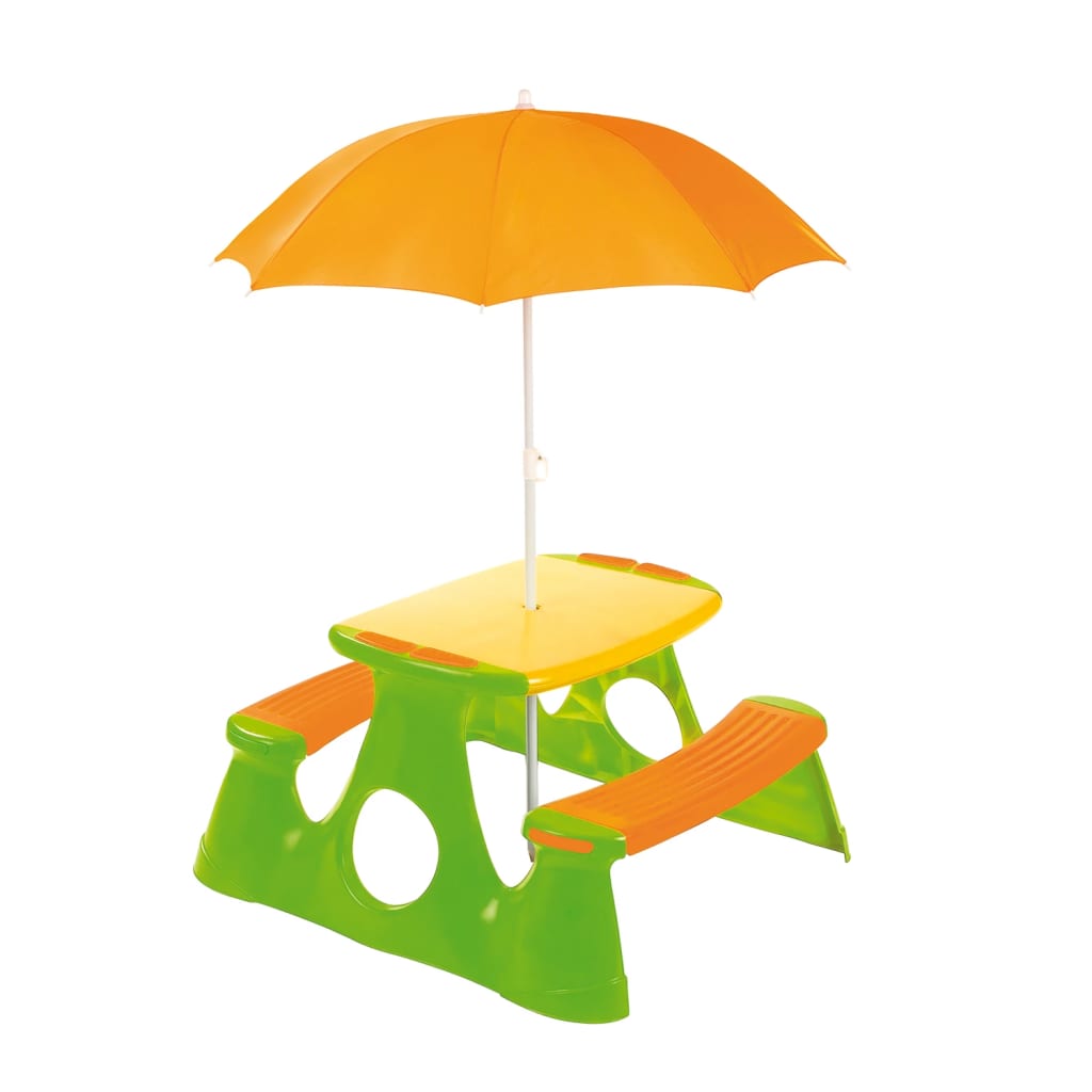 Afbeelding Paradiso Toys picknicktafel met parasol door Vidaxl.nl