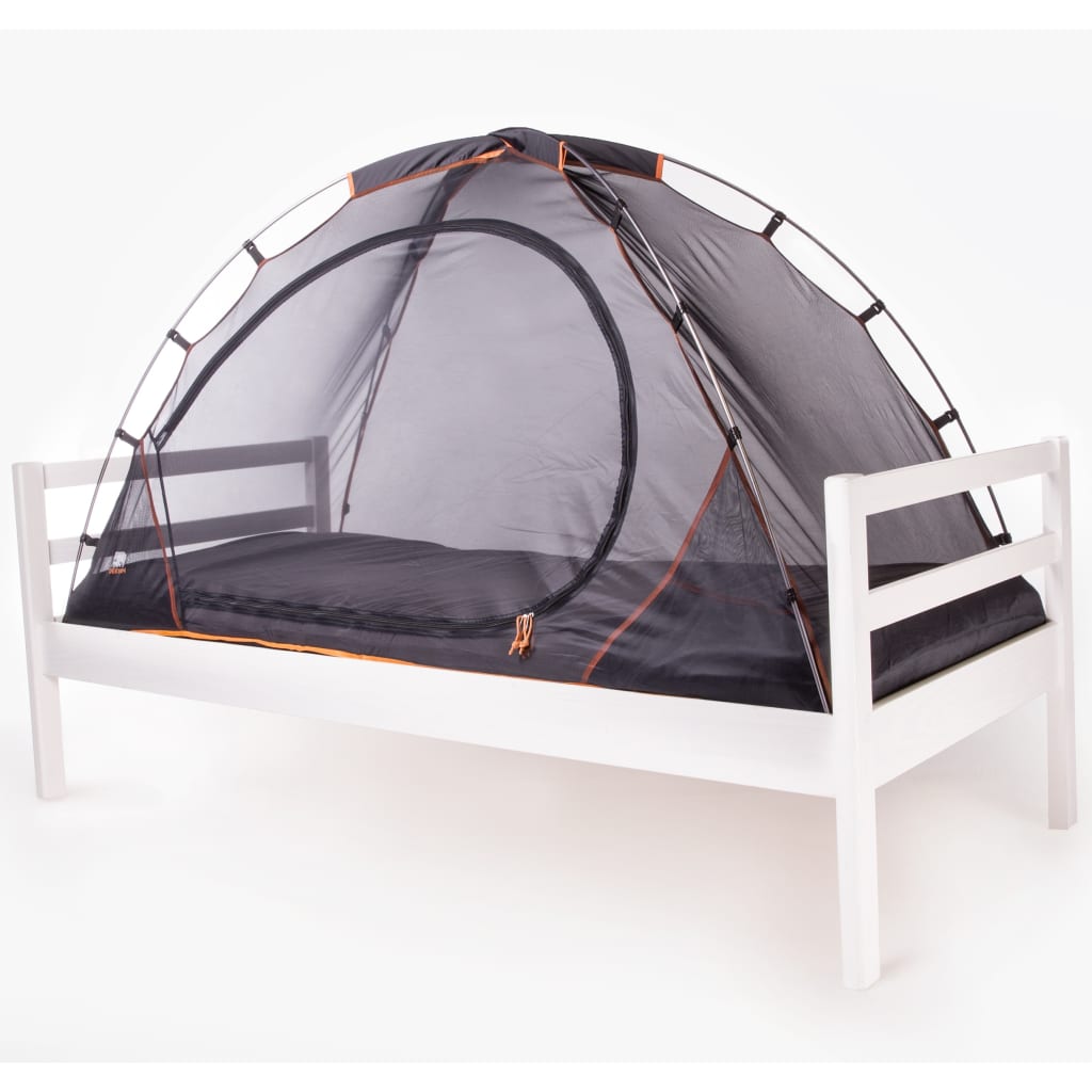DERYAN Tenda para cama à prova de mosquitos 200x90x110 cm preto