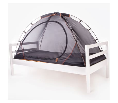 DERYAN Mosquitera para cama negra 200x90x110 cm