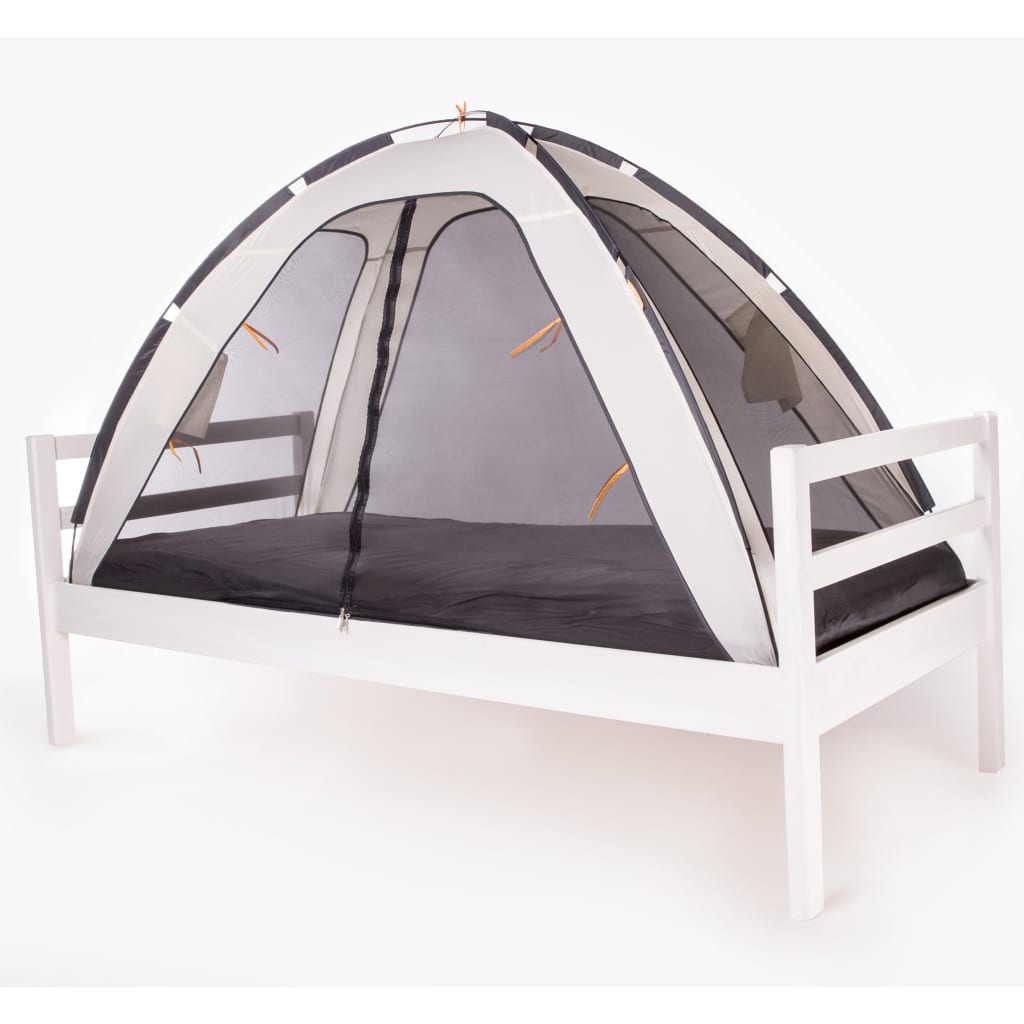 DERYAN Tenda para cama à prova de mosquitos 200x90x110 cm creme