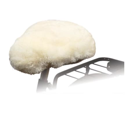 Willex Funda de sillín de bicicleta de piel de oveja natural 30120