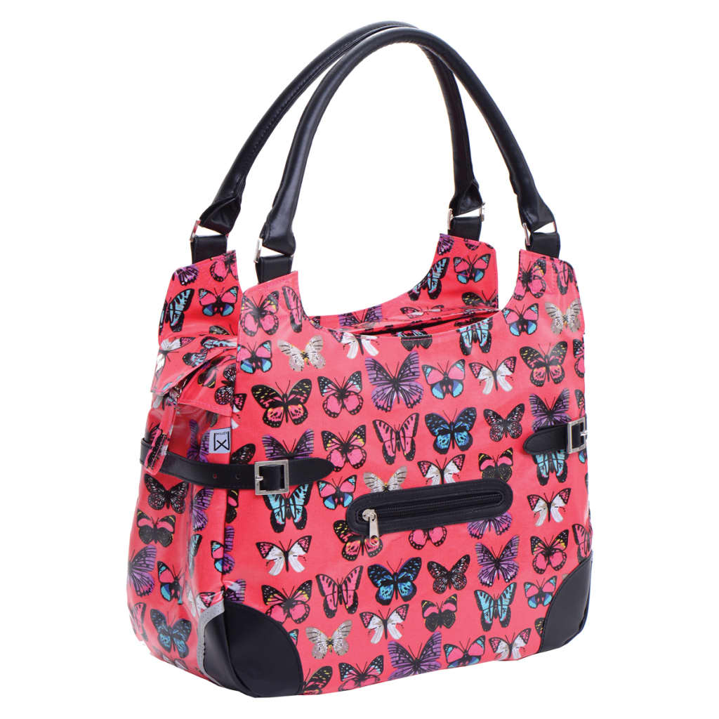 

Willex Fietstas 13 L roze vlinder 10152