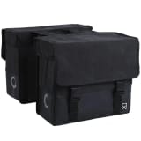 Willex Doppel-Fahrradtasche Stoff 40 L Schwarz 15136