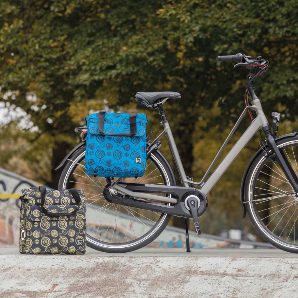 

Willex Fietstas Vortex Shopper 17 L zwart en geel 10166