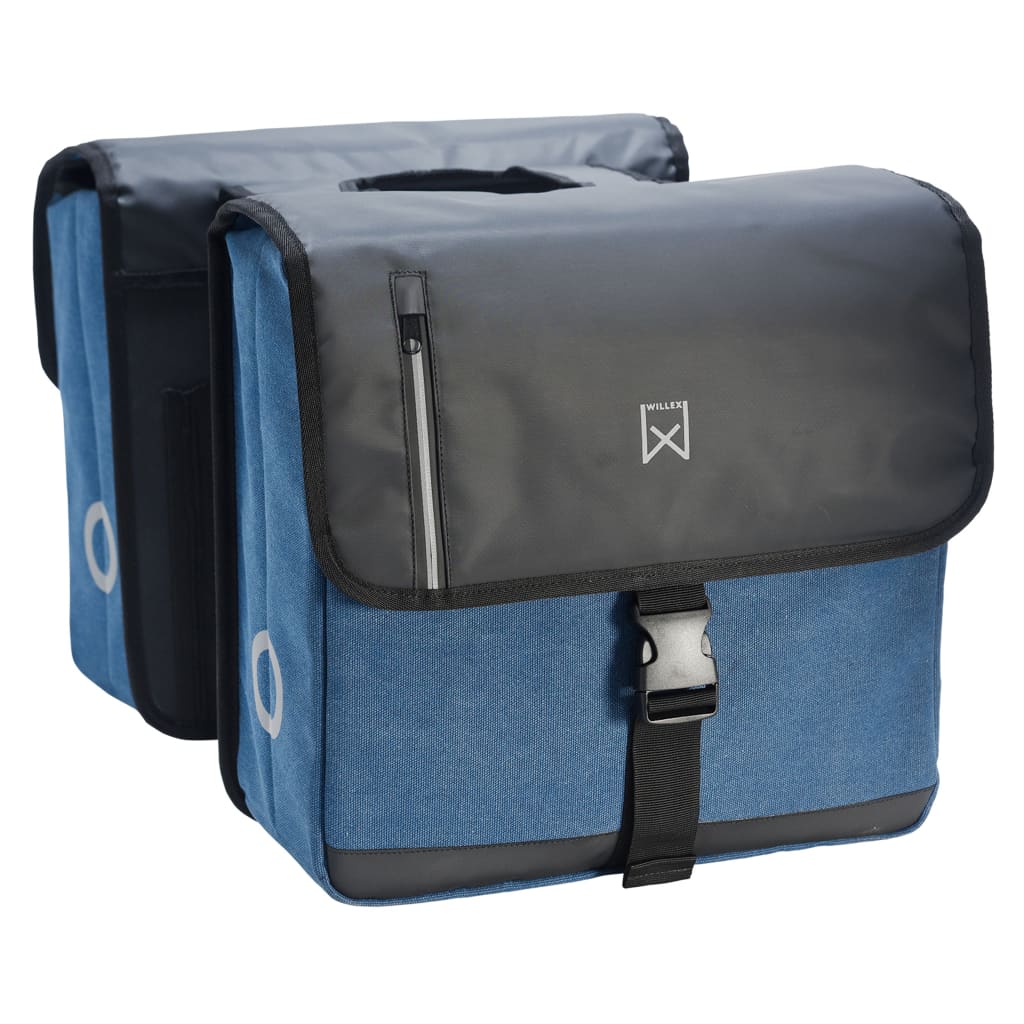 Willex Businesstas dubbel 40 L zwart en blauw