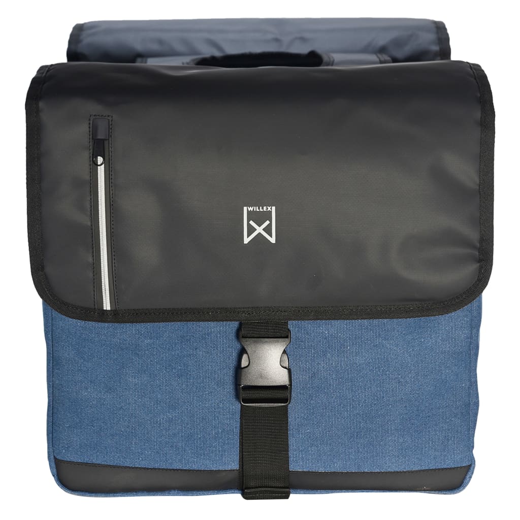 

Willex Businesstas dubbel 46 L zwart en blauw