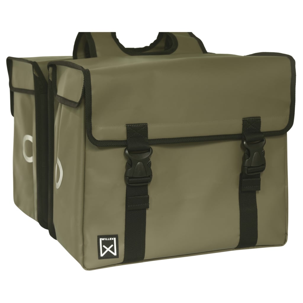 Willex Sacoches de vélo Tarpaulin 40 L Vert olive