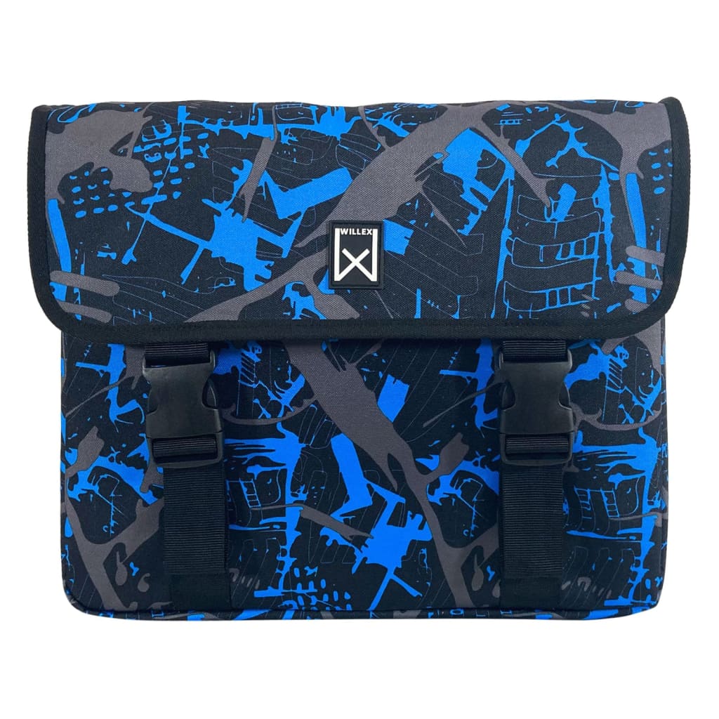 Willex Fahrradtaschen Ice 34 L Blau und Schwarz