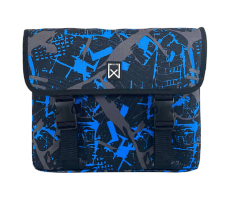 Willex Fahrradtaschen Ice 34 L Blau und Schwarz