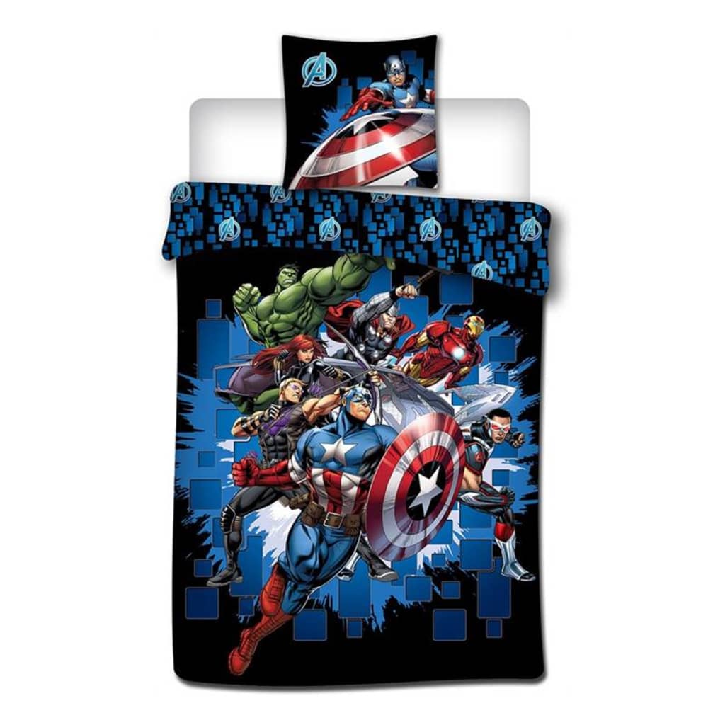 Afbeelding Avengers dekbedovertrek - 100% microvezel - 1-persoons (140x200 cm + door Vidaxl.nl