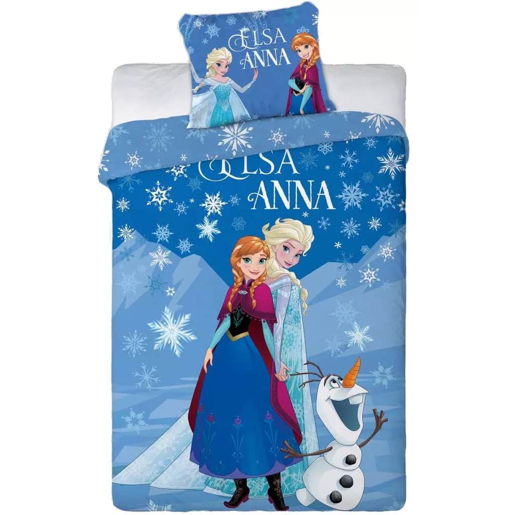 Disney dekbedovertrek Frozen 140x200cm donkerblauw