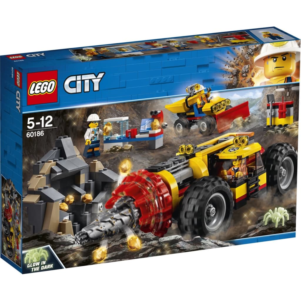 Afbeelding LEGO City 60186 Zware Mijnbouwboor door Vidaxl.nl