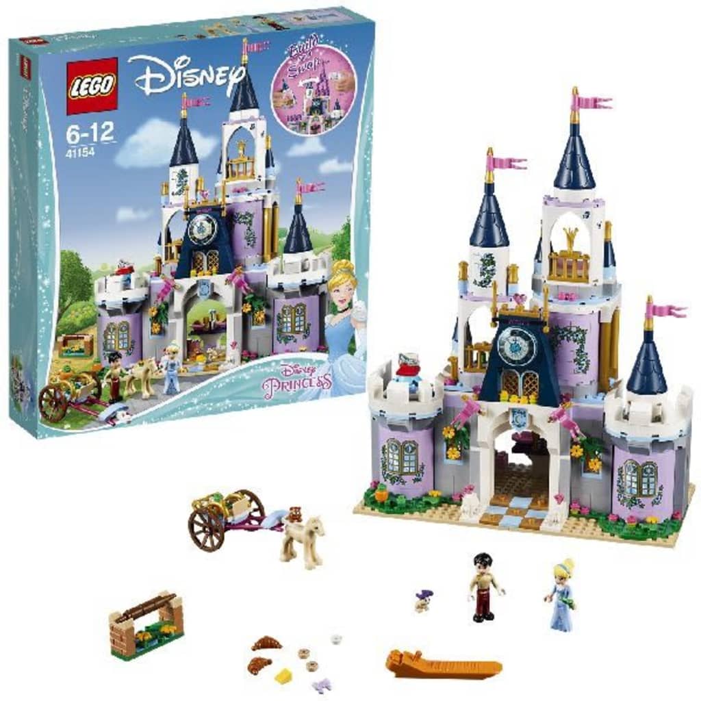 Afbeelding LEGO Disney Princess 41154 Assepoesters Droomkasteel door Vidaxl.nl