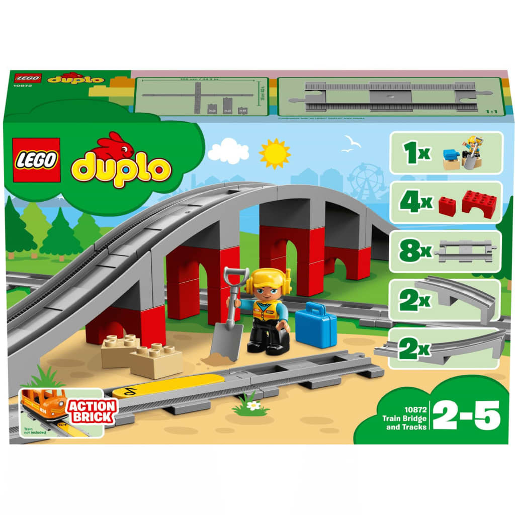 Afbeelding LEGO DUPLO 10872 Treinbru door Vidaxl.nl