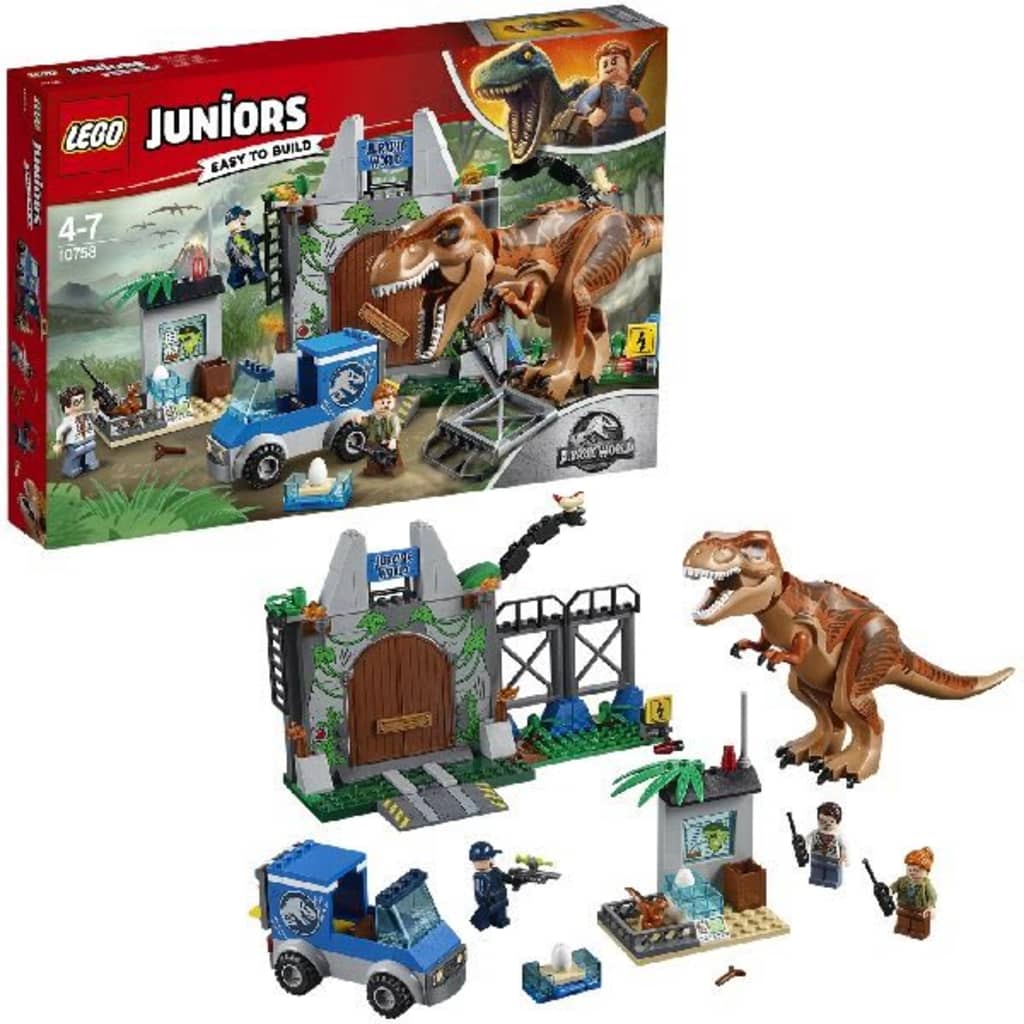 Afbeelding LEGO Juniors 10758 T. Rex Ontsnapping door Vidaxl.nl