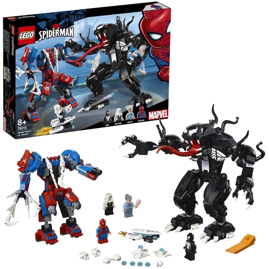 Afbeelding LEGO Marvel Spider-Man 76115 Spider Mecha Vs Venom (4116115) door Vidaxl.nl