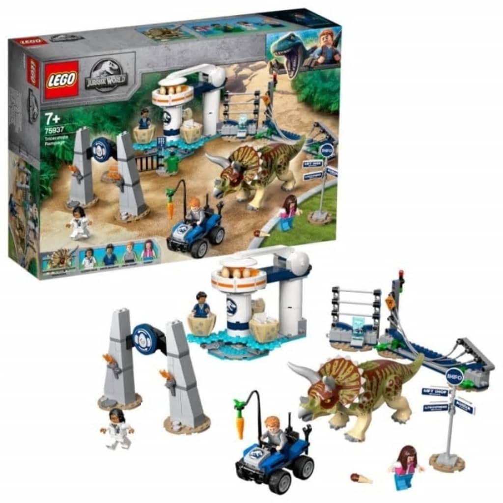 Afbeelding LEGO Jurassic World 75937 Triceratopschaos (4115937) door Vidaxl.nl