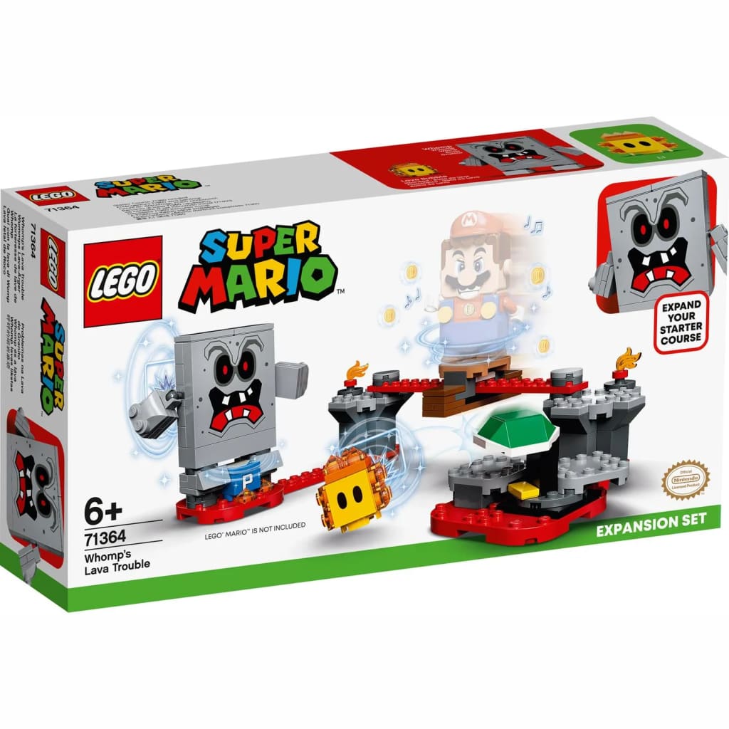 LEGO Super Mario 71364 Uitbreidingsset Whomps Lavafort + Geluid