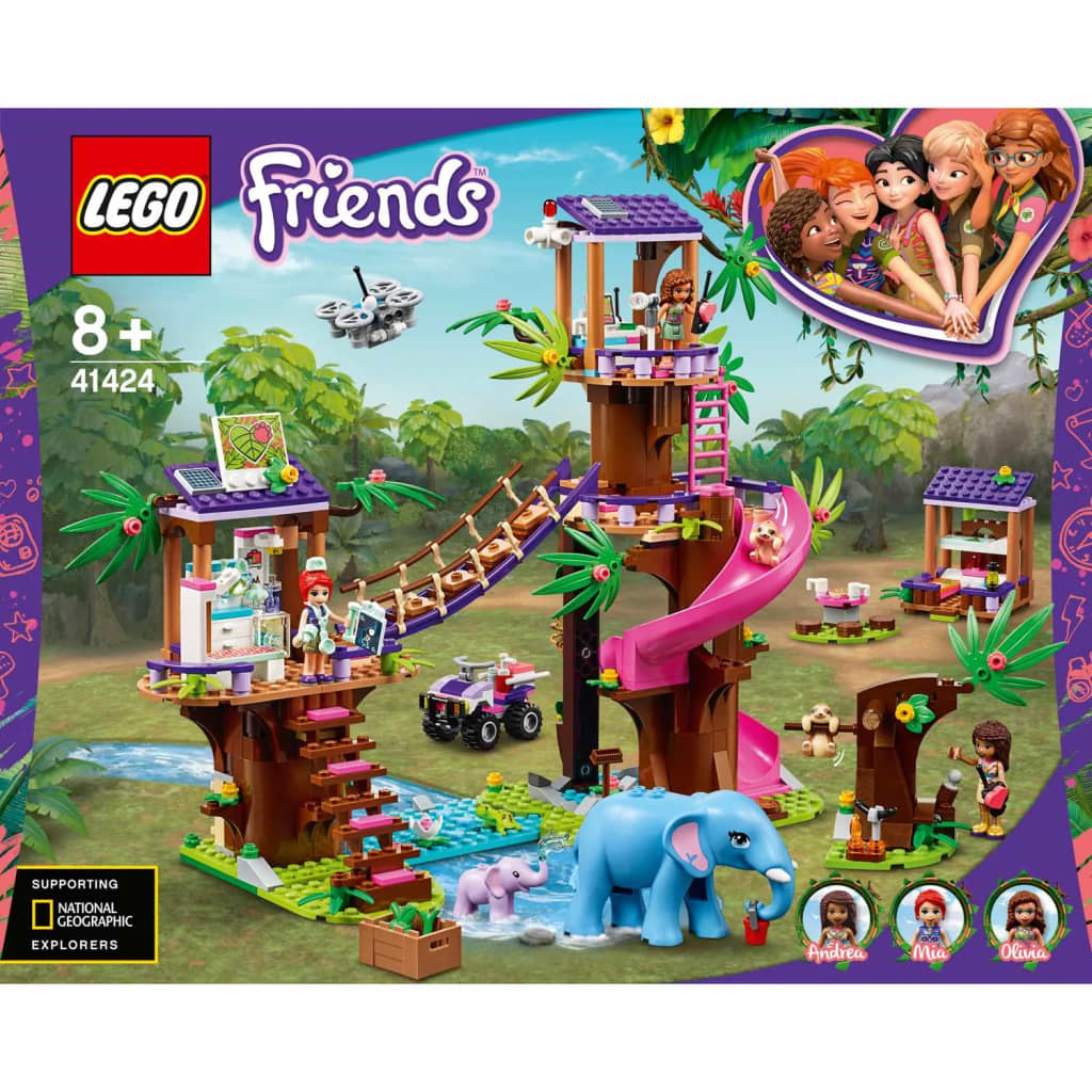 LEGO Friends 41424 Jungle Reddingsbasis (4111424)
