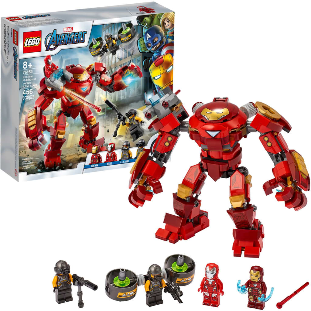 LEGO Marvel Avengers 76164 Iron Man Hulkbuster vs A.I.M. Agent