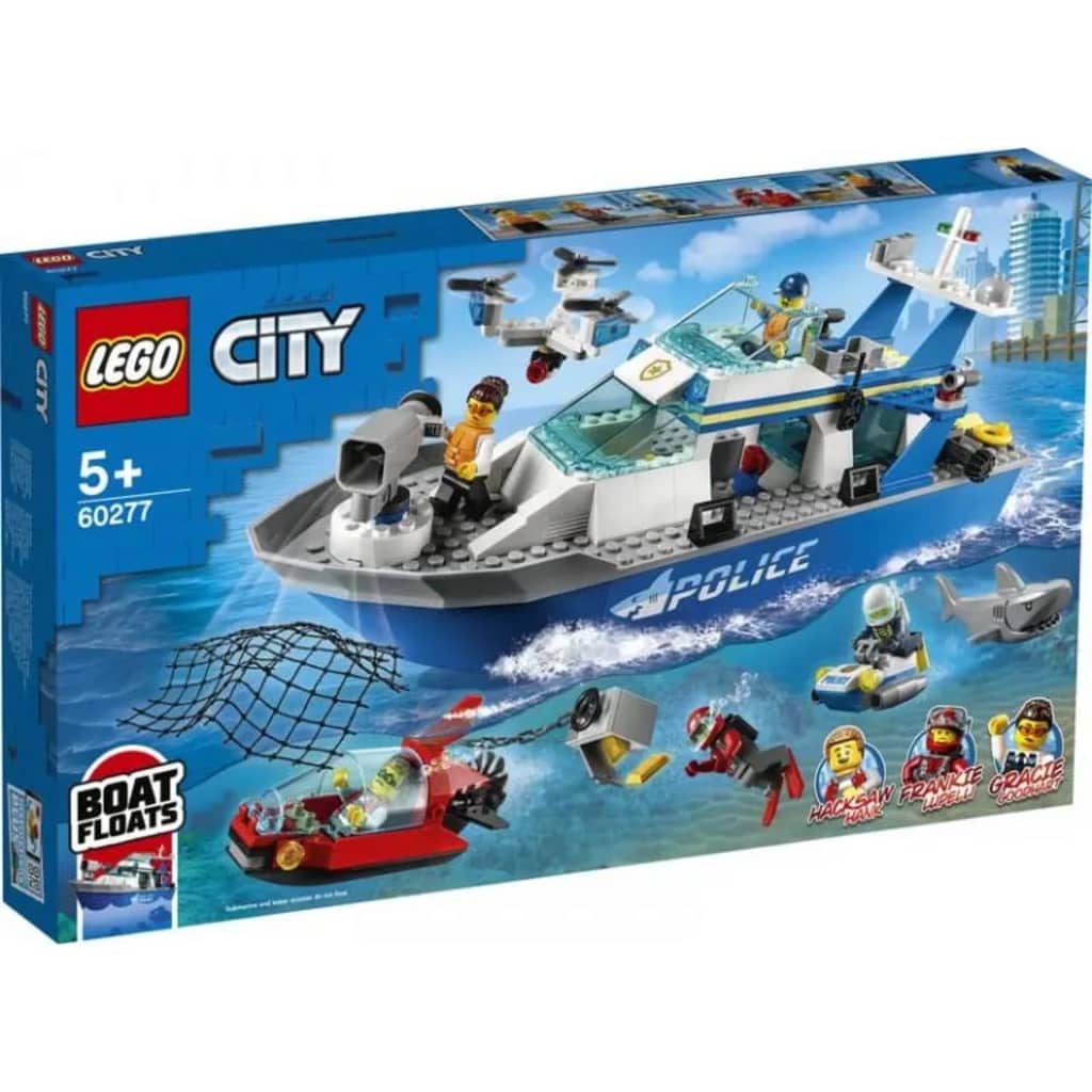 LEGO City Politie patrouilleboot (60277)