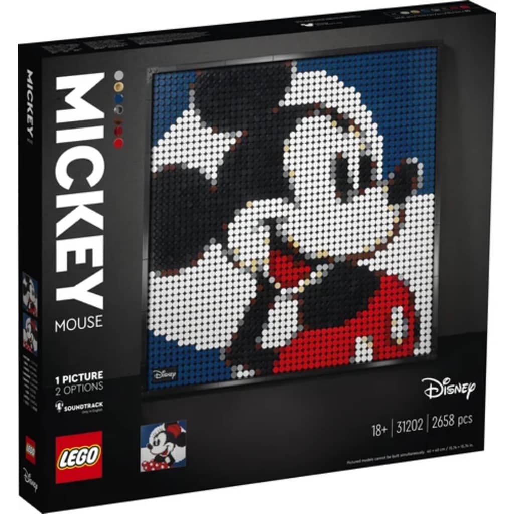 Afbeelding LEGO ART Disney's Mickey Mouse (31202) door Vidaxl.nl